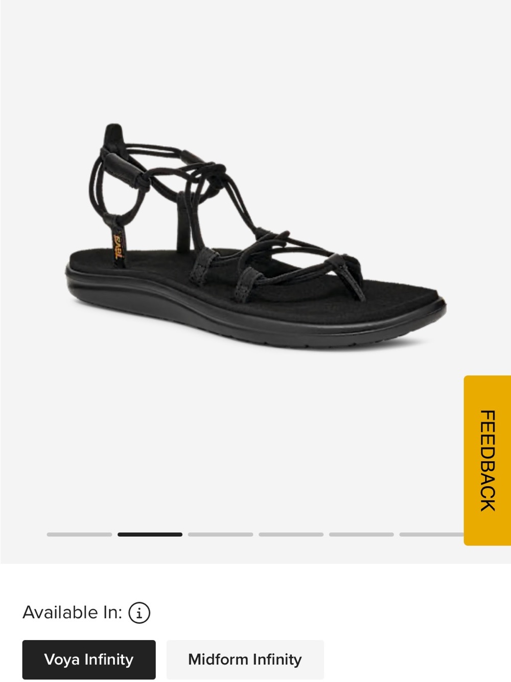 strappy Teva voya infinity sandals